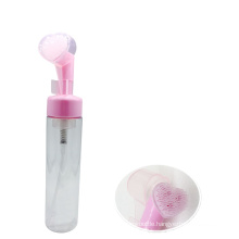 150 ml 200 Plastic cosmetic tube with silicone brush applicator for facial cleanser container